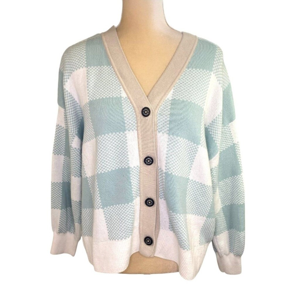 Barbour Elodie Gingham Cardigan 8